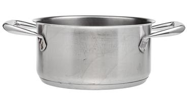 open small stainless steel pan photo