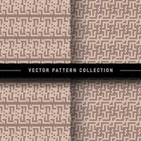 Set of geometric pattern vector collection