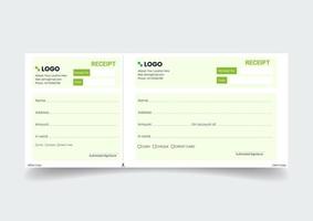 Blank template of the payment slip. Checkbook cheque page with empty fields. vector