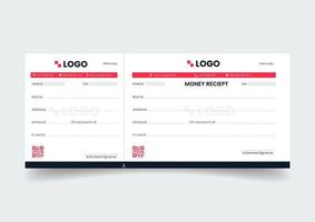 Blank template of the payment slip. Checkbook cheque page with empty fields. vector