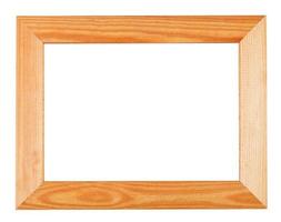 wide simple wooden picture frame photo