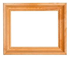 wide wooden picture frame photo