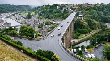 above view of Dinan city from Jardin Anglais photo