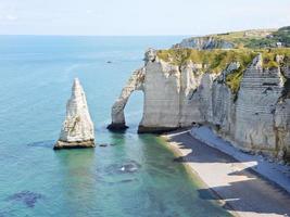 english channel coastline of Etretat photo