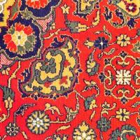 adorno de alfombra asiática central foto