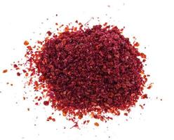 heap of ground sumac spice photo