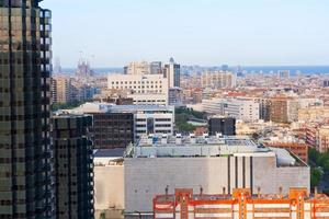 vista de la ciudad de barcelona foto