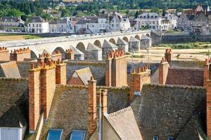 medieval town Gien, France photo
