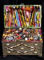 ancient arabic treasure chest photo