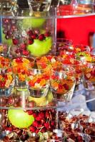 gummi bears and fresh fruits photo