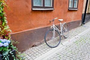 street in old town of Stockholm photo