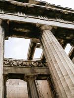 columns of Temple of Hephaestus in Athens photo