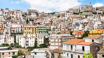 panorama of Castiglione di Sicilia town in Sicily photo