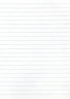 notebook wide lined sheet of paper photo