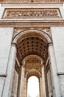 inner arches of Triumphal Arch in Paris photo