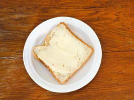 sándwich de pan y mantequilla foto