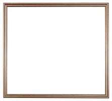 narrow bronze painted wooden picture frame photo