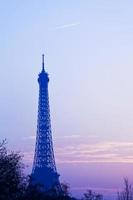 Torre Eiffel en París foto