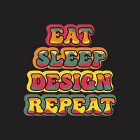 Retro t-shirt design vector