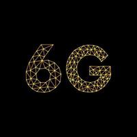 Diseño de logotipo de letra 6g para empresa de moda y belleza y spa. Icono de vector de letra 6g. logotipo dorado 6g