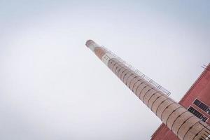 Factory smoke stack photo
