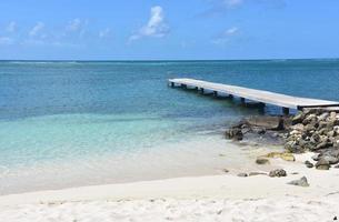 Turquoise Waters on Rodgers Beach  in Aruba photo