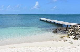 Turquoise Waters on Rodgers Beach  in Aruba photo