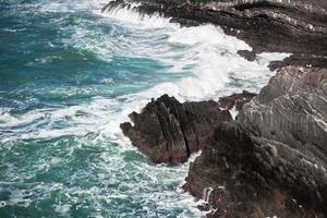 costa del océano occidental de portugal foto