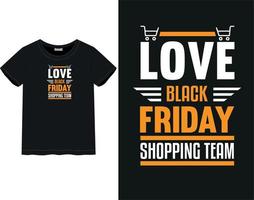 Black Friday t-shirt vector