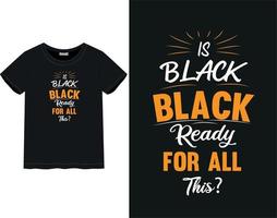 Black Friday t-shirt vector