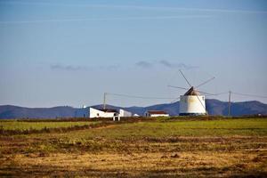 Portugal Rural Landscape with Old Windmill photo