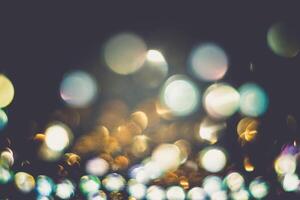 luces bokeh brillantes foto