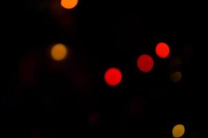 Bokeh de luces navideñas foto