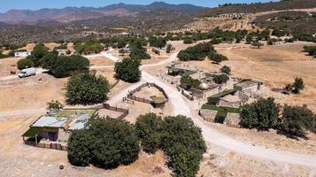 Abandoned Cinema Village Cyprus Drone photo