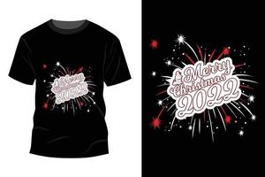 Christmas T-shirt Design vector