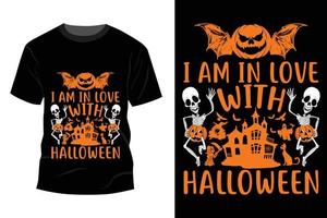 diseño de camiseta de halloween vector