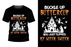 Halloween T-shirt Design vector