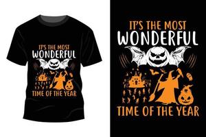 Halloween T-shirt Design vector