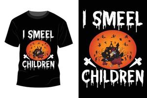 Halloween T-shirt Design vector