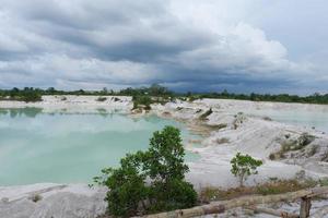 paisaje de belleza natural en papua foto