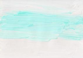 Abstract minimalist pastel green and white background texture. Soft brush strokes on paper. Faded artistic backdrop. photo