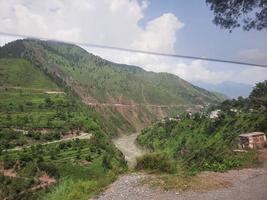 Pakistán es un hermoso país de verdes valles, altas montañas y largos ríos. La belleza natural de Pakistán es fascinante. foto