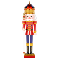 Nutcracker isolated 3d render png