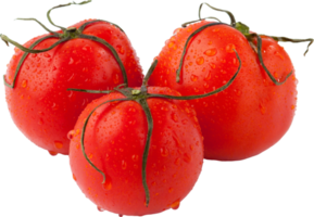 isolated tomato on transparent background. png