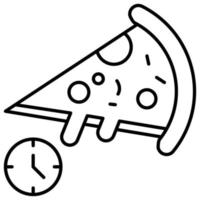 Pizza icon, Food Service Theme vector