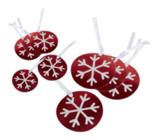 rood sneeuw patroon papier knipsel pad transparant achtergrond png