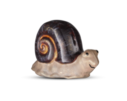 stone snail statue clipping path transparent background png