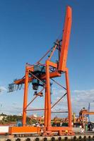 Orange Port Crane photo