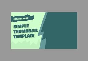 thumbnail youtube template design. vector