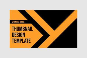 thumbnail youtube template design. vector